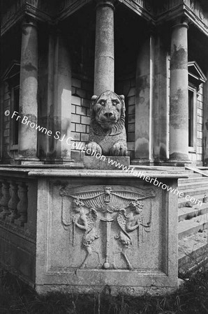 CASINO MARINO LION CARVING AT SOUTH EAST CORNER